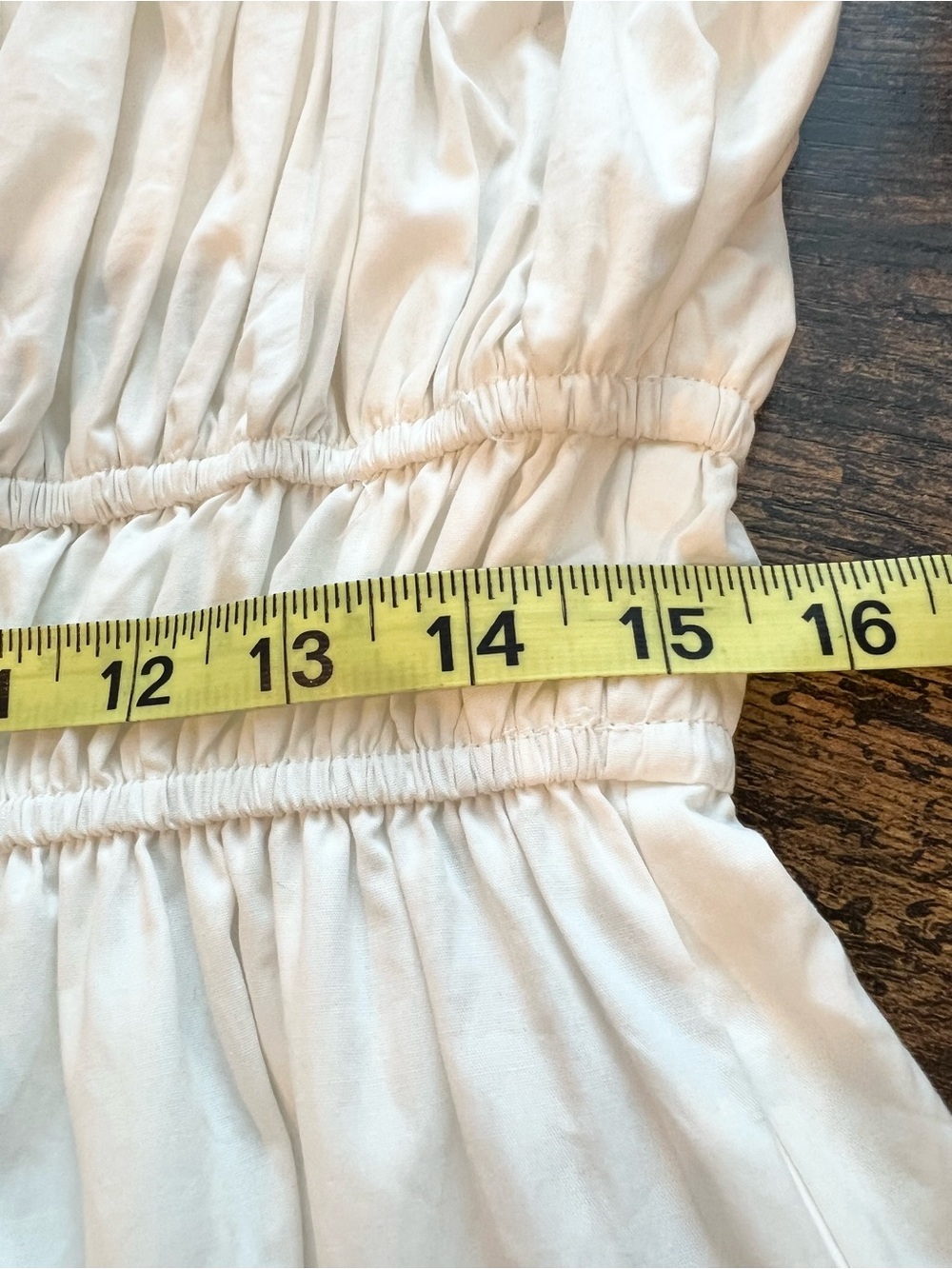 Altar’d State White Cotton Tiered Maxi Dress Pockets Cottagecore M - Picture 8 of 13